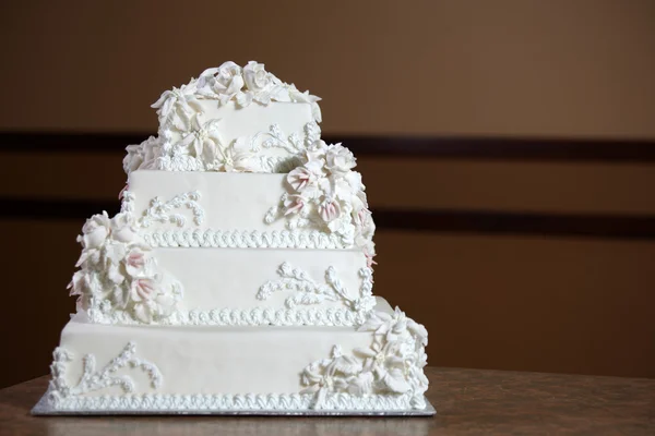 Pastel de boda de lujo — Foto de Stock