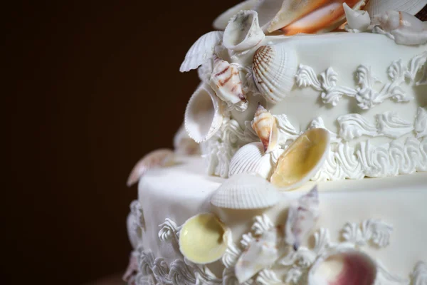 Pastel de boda de lujo — Foto de Stock