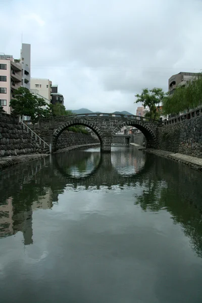 Gözlük Köprüsü, nagasaki, Japonya, Asya — Stok fotoğraf