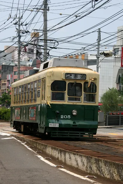 Tram in Nagasaki City, Japan — Stock Photo, Image