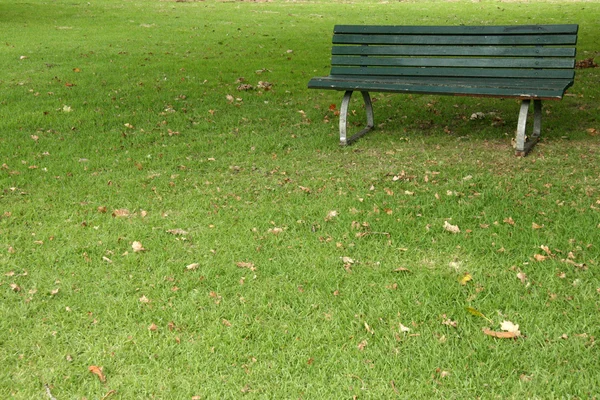 Parková lavička - doména, auckland, Nový Zéland — Stock fotografie