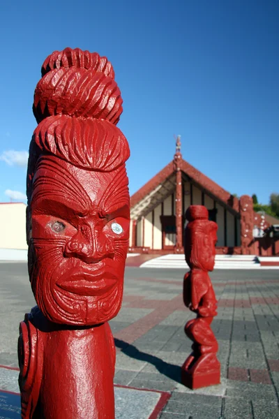 Maori Carving - Maori Culture in New Zealand — Stock Photo, Image