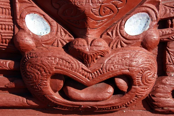 Maori Carving - Maori Culture in New Zealand — Stock Photo, Image