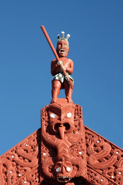 Maori Carving - Maori Culture in New Zealand — Stock Photo, Image