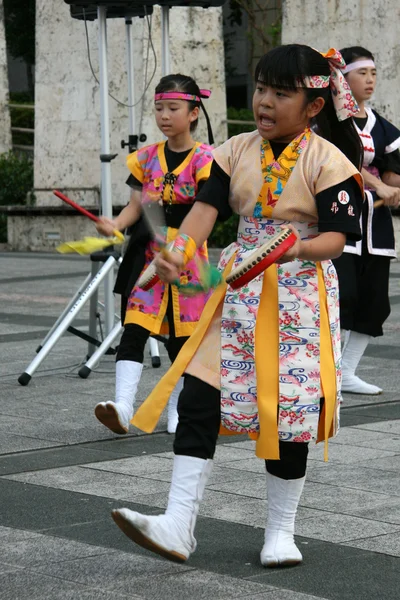 Pouliční festival, naha, okinawa, Japonsko — Stock fotografie