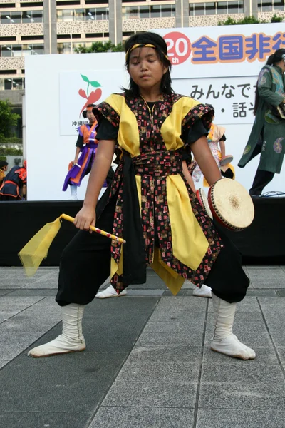 Festival de rua, Naha, Okinawa, Japão — Fotografia de Stock