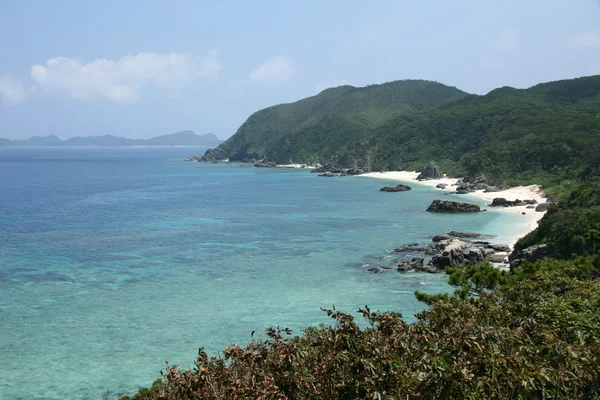 열 대 해변-도 카시 키 섬, 오키나와, 일본 — 스톡 사진