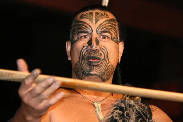 Cultura Maori na Nova Zelândia — Fotografia de Stock