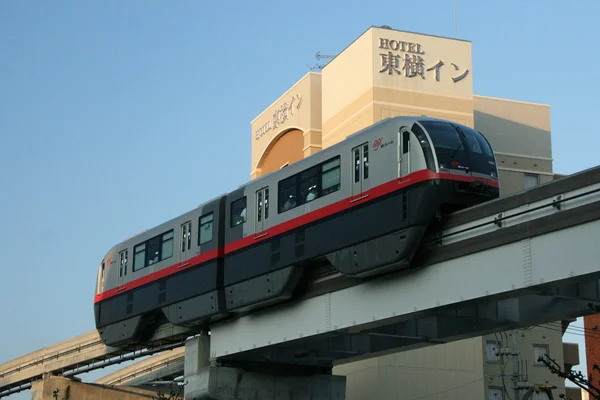 Niebo pociąg - miasta naha, okinawa, Japonia — Zdjęcie stockowe