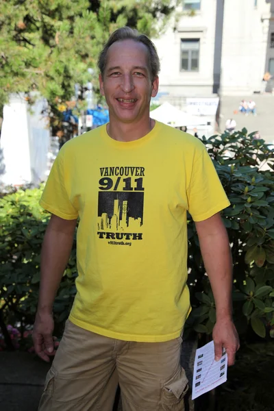 VANCOUVER - SEPT 11 : 9,11 Démonstration de la vérité, Vancouver, Canada — Photo