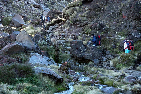 Rzeka - tongariro national park, Nowa Zelandia — Zdjęcie stockowe