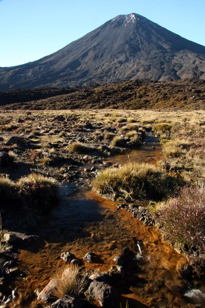 Sopka - tongariro national park, Nový Zéland — Stock fotografie