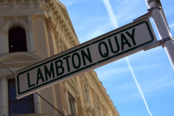 Lambton quay, wellington, Nowa Zelandia — Zdjęcie stockowe