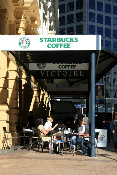 Lambton quay, wellington, Yeni Zelanda — Stok fotoğraf