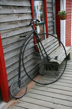 Penny farthing - skagway, alaska, Estados Unidos