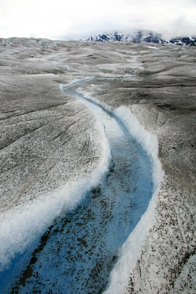 Crevasse - Mendenhall Glacier, Alaska, USA — Stock Photo, Image