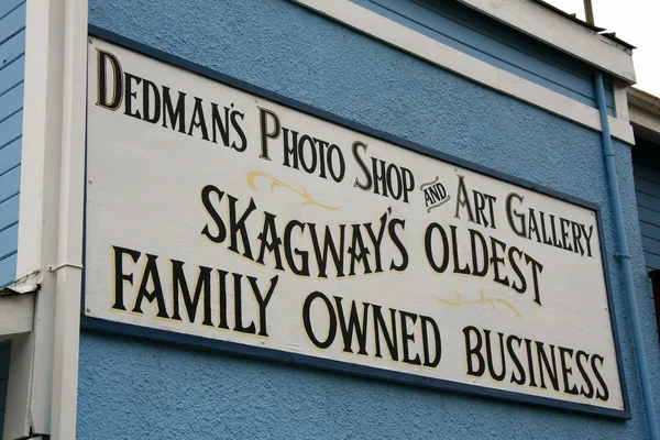 Skagway a coastal town in Alaska, USA — Stock Photo, Image