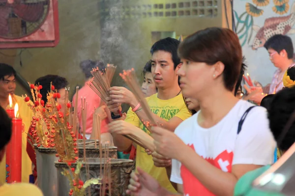 Bangkok, - 23 januari: kinesiska nyåret 2012 - firandet i — Stockfoto