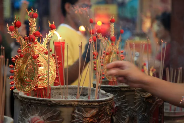 Bangkok, - 23 januari: kinesiska nyåret 2012 - firandet i — Stockfoto