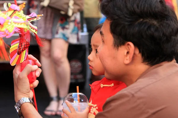 Chinese New Year 2012 - Celebrations in — Stock Photo, Image