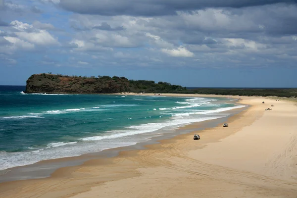 Praia tropical - Ilha Fraser, UNESCO, Austrália — Fotografia de Stock