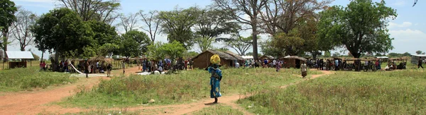 Místní trh uganda, Afrika — Stock fotografie