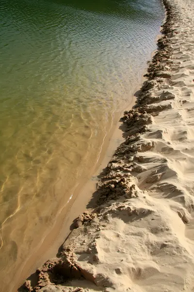 Lake wabby - fraser ada, unesco, Avustralya — Stok fotoğraf