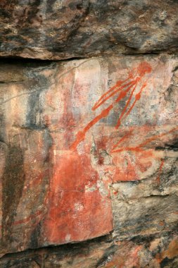 yerli kaya sanatı - kakadu Ulusal Parkı, Avustralya