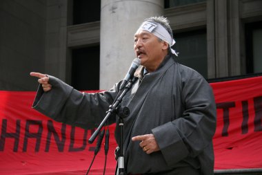 Tibet Özgürlük protesto, vancouver, Kanada (22nd Mart 2008)
