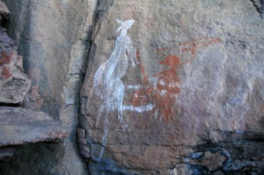 yerli kaya sanatı - kakadu Ulusal Parkı, Avustralya