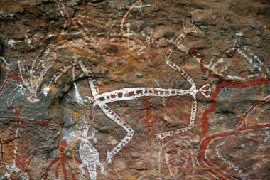 yerli kaya sanatı - kakadu Ulusal Parkı, Avustralya