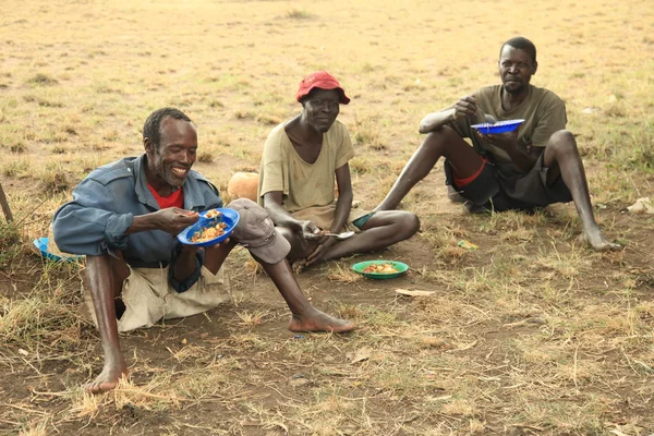 V Ugandě, Afrika — Stock fotografie