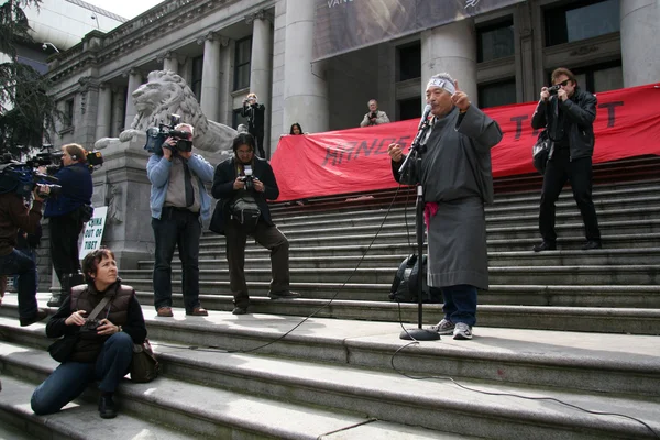 Tibet Özgürlük protesto, vancouver, Kanada (22nd Mart 2008)