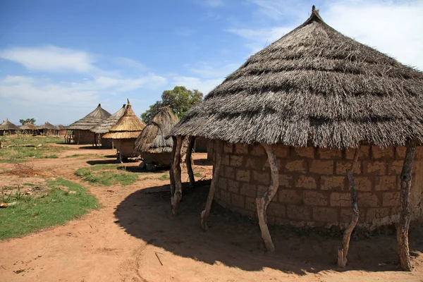 Dorp, Oeganda, Afrika — Stockfoto