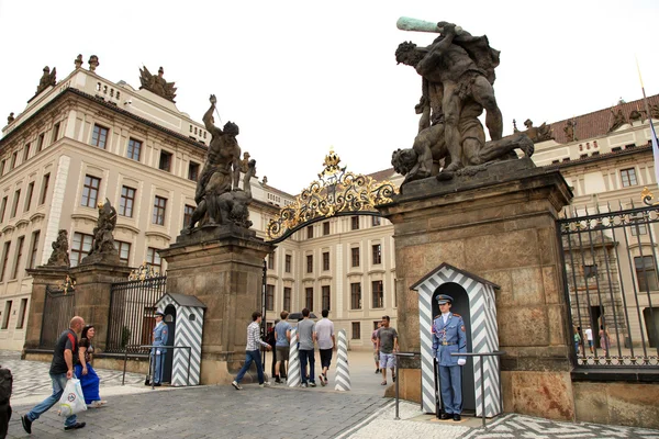 Castle Guard - Prague — Stock Photo, Image