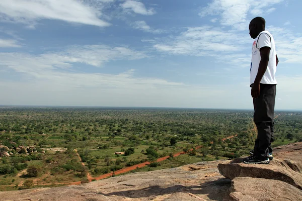 Venkovské uganda, Afrika — Stock fotografie