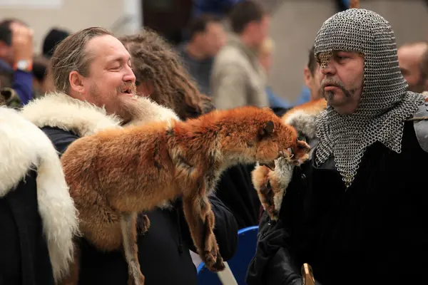 Traditionella castle festival - Österrike — Stockfoto