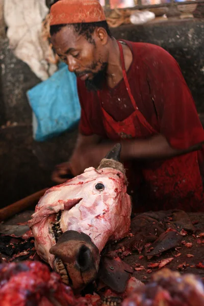 Mercato della Carne, Tanzania — Foto Stock