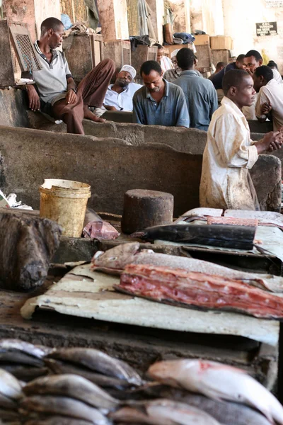 Fiskmarknaden, Afrika — Stockfoto