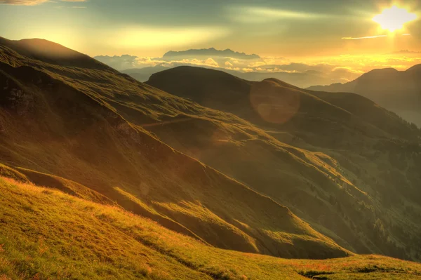 Mountain Landscape Sunrise — Stock Photo, Image