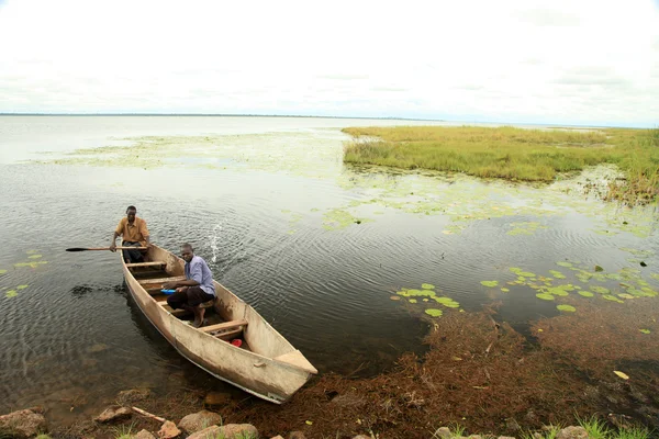 Paisaje del lago - Lago Bisina - Uganda, África —  Fotos de Stock