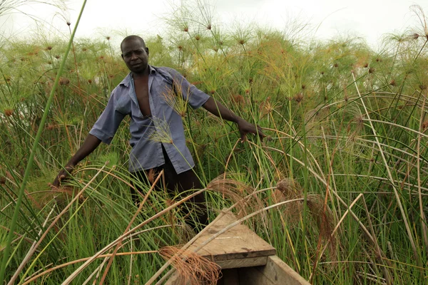 Fisherman - Uganda, Africa — Stock Photo, Image