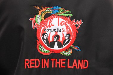 Bangkok - Kasım 19: Kırmızı gömlek protesto gösteri - Tayland