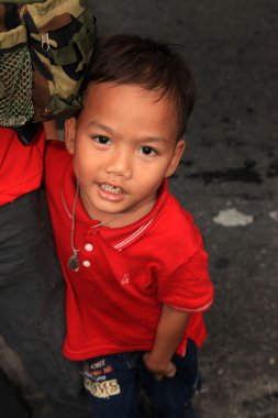 Bangkok - Kasım 19: Kırmızı gömlek protesto gösteri - Tayland