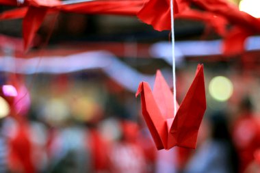 Bangkok - Kasım 19: Kırmızı gömlek protesto gösteri - Tayland