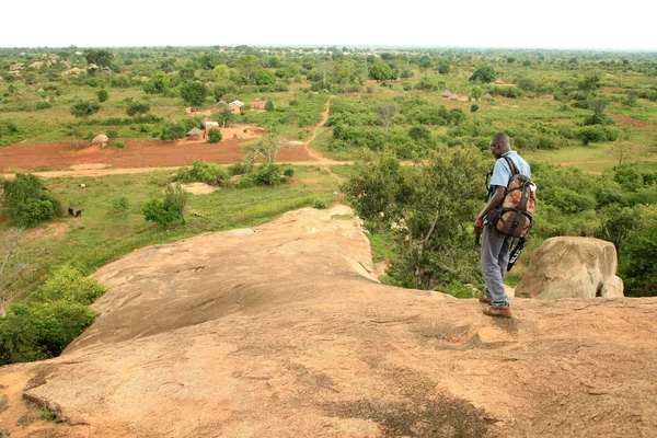 Nyero 岩石洞穴-乌干达、 非洲 — 图库照片