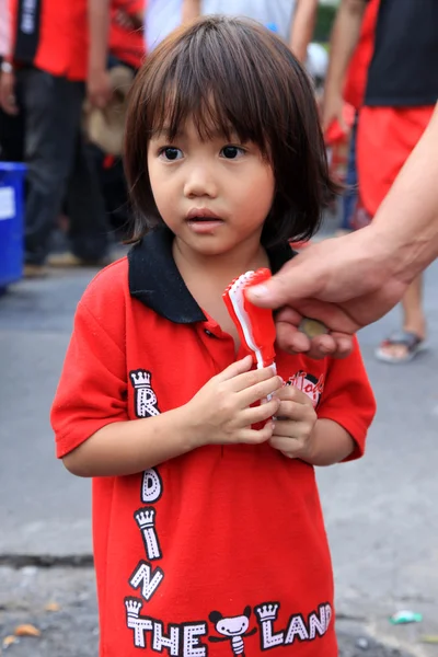 Bangkok - 19 Nov: Röda tröjor Protest Demonstration - Thailand — Stockfoto