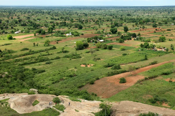 Área rural - Uganda, África — Fotografia de Stock