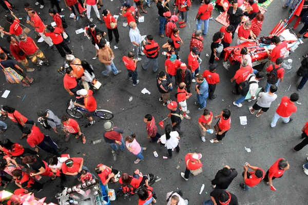 Bangkok - 19. nov: protestdemonstration der rothemden - thailand — Stockfoto