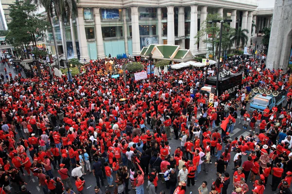 BANGKOK - NOV 19: Red Shirts Protest Demonstration - Thailand — Stock Photo, Image